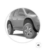 Alargador de Paralamas Duster 2015 à 2020 Preto - Imagem 3