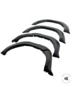 Alargador de Paralama Hilux CD 2021 à 2025 Preto - Imagem 2