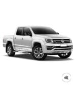 Estribo Lateral Tubular K1 Amarok CD 2010 à 2025 Cromo
