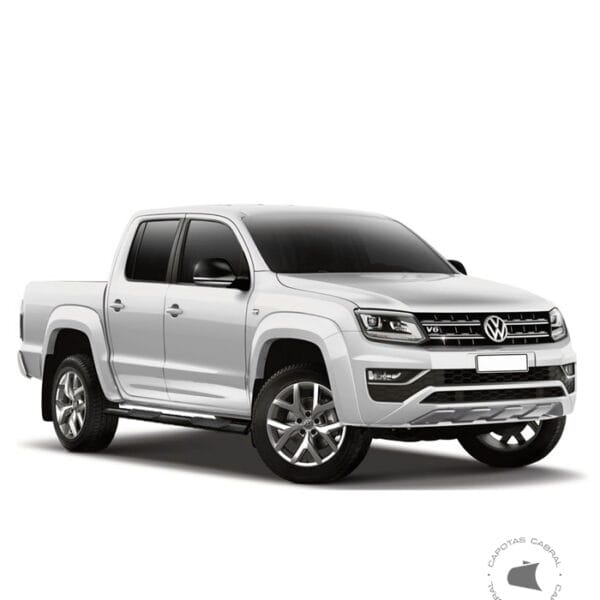 Estribo Lateral Tubular K1 Amarok CD 2010 à 2025 Preto